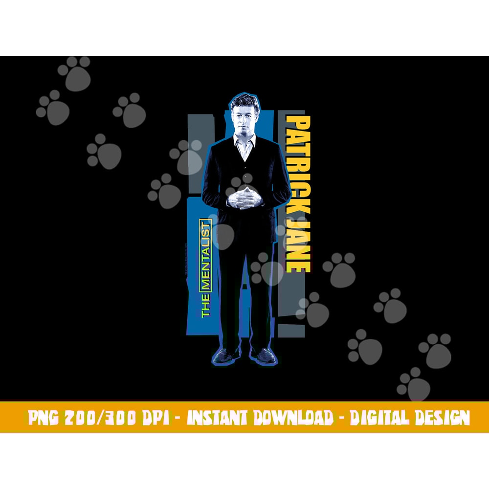 The Mentalist Patrick Jane Longsleeve T Shirt Long Sleeve png, sublimation .jpg
