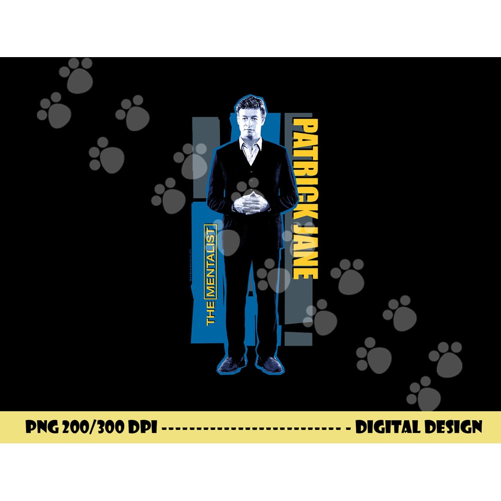 The Mentalist Patrick Jane Longsleeve T Shirt Long Sleeve png, sublimation .jpg