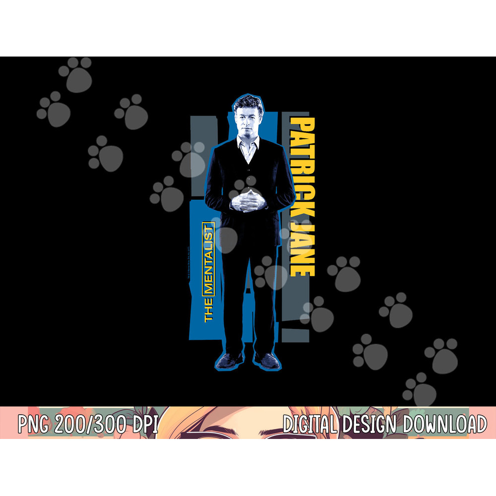 The Mentalist Patrick Jane Longsleeve T Shirt Long Sleeve png, sublimation .jpg