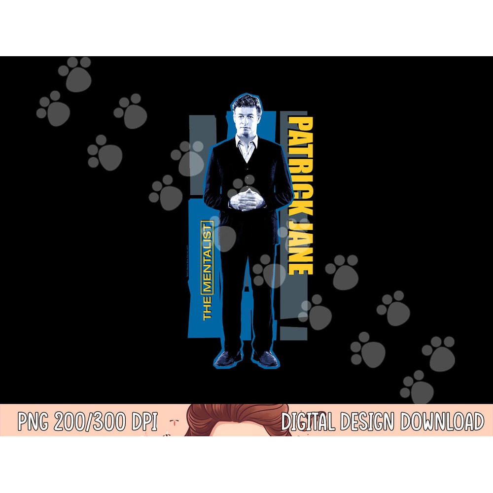 The Mentalist Patrick Jane Longsleeve T Shirt Long Sleeve png, sublimation .jpg
