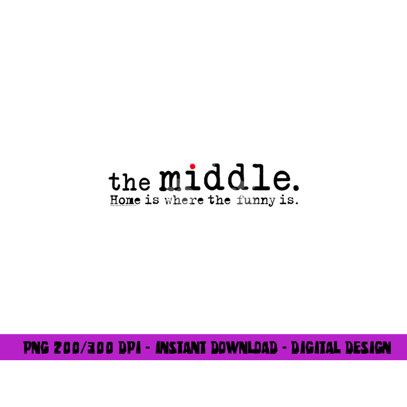 The Middle Logo  png, sublimation .jpg