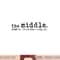 The Middle Logo png, sublimation .jpg
