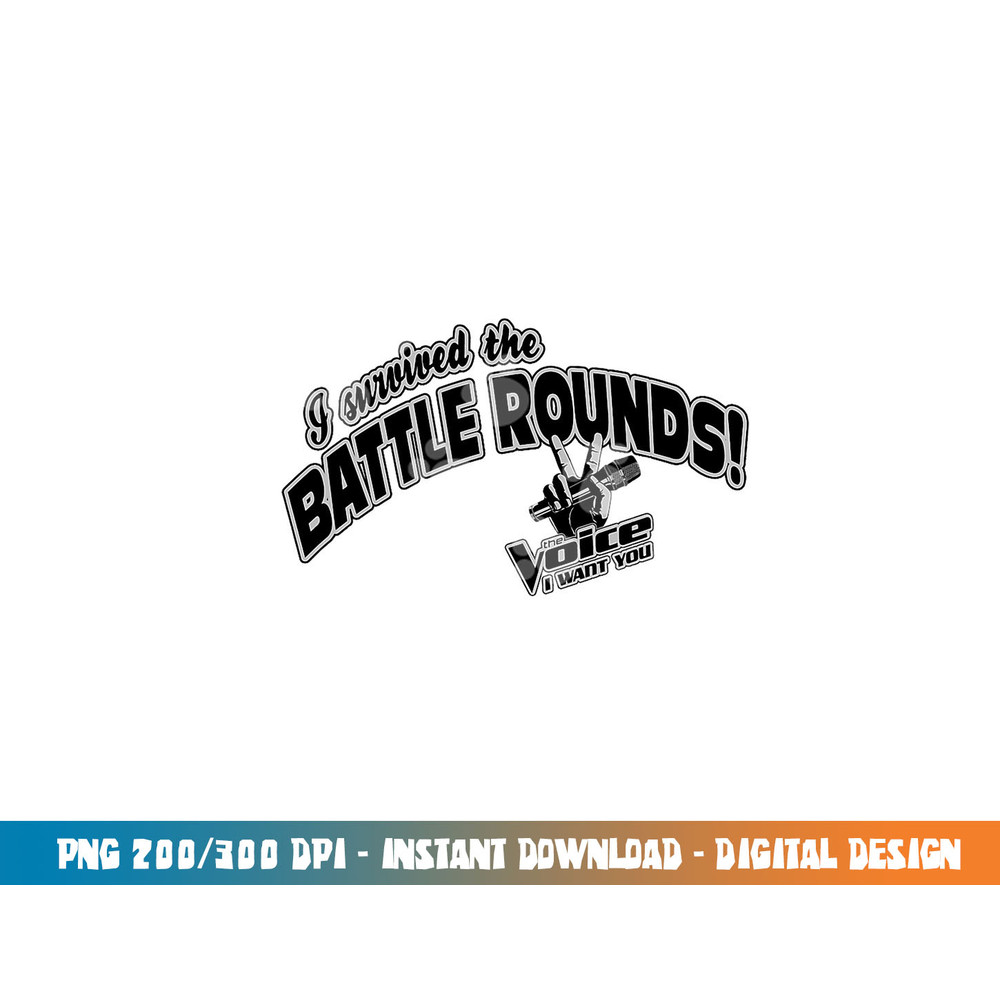 The Voice Battle Rounds png, sublimation .jpg