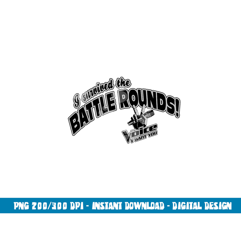 The Voice Battle Rounds png, sublimation .jpg
