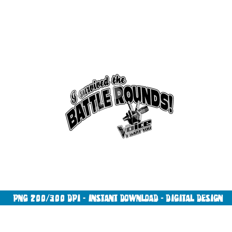 The Voice Battle Rounds png, sublimation .jpg
