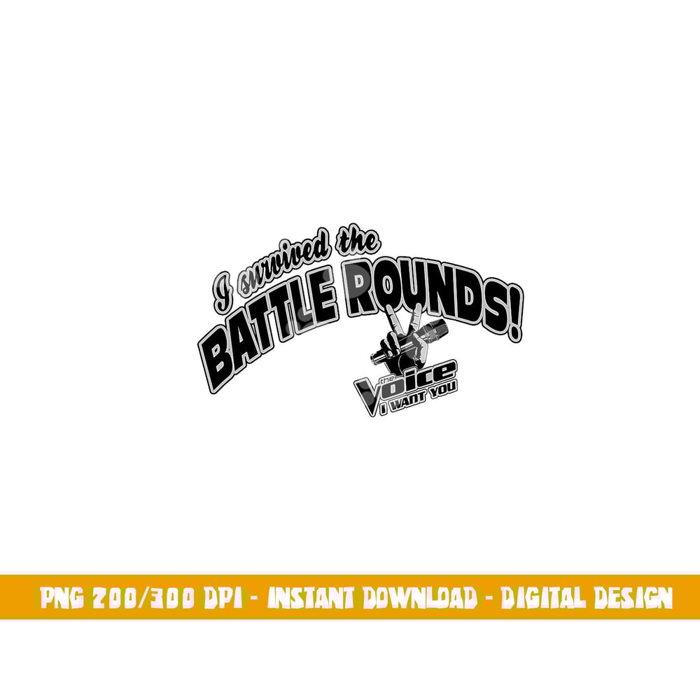 The Voice Battle Rounds png, sublimation .jpg