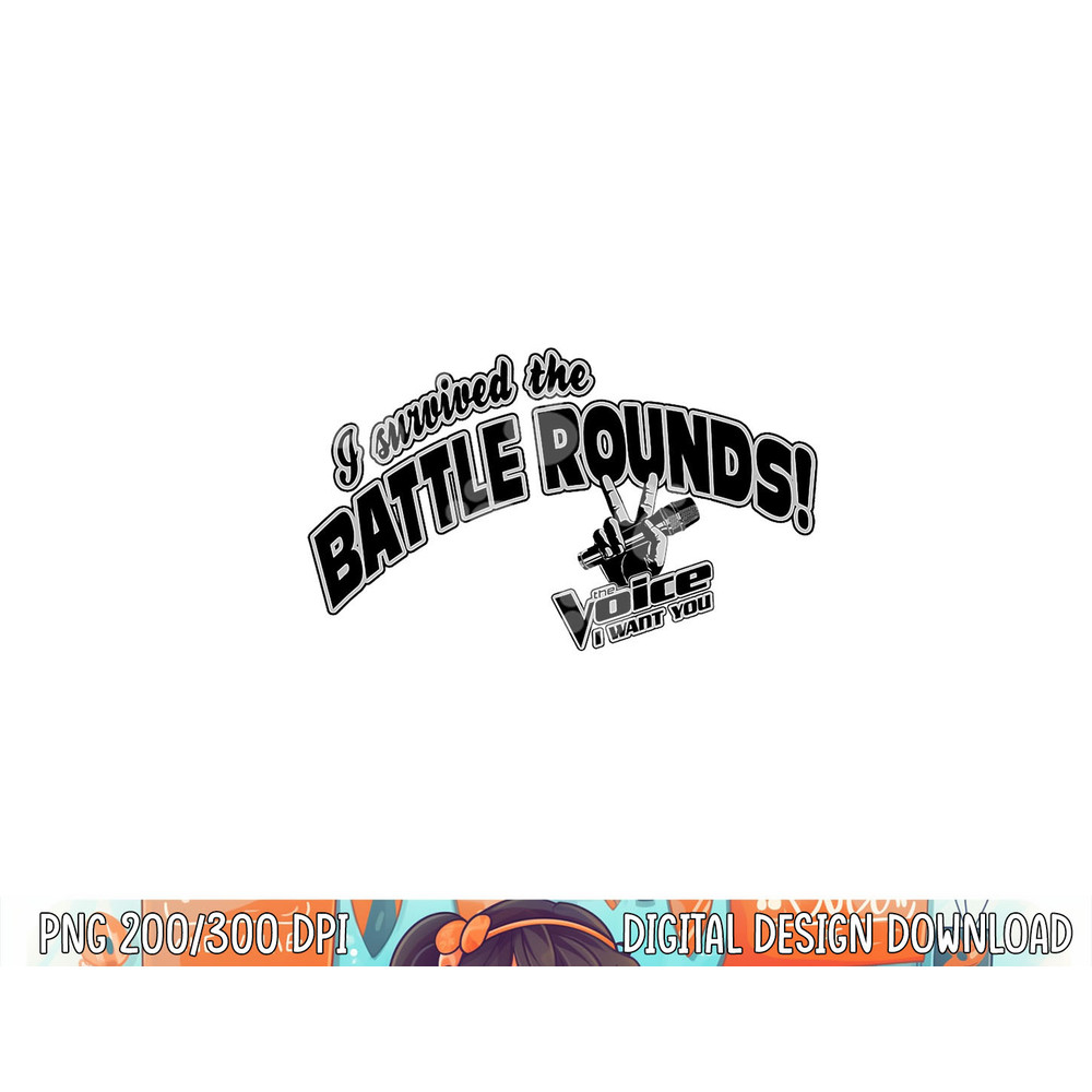 The Voice Battle Rounds png, sublimation .jpg