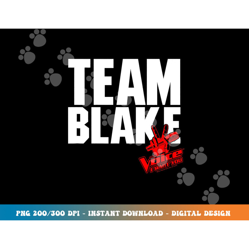 The Voice Blake Team png, sublimation.jpg