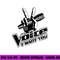 The Voice One Color Logo  png, sublimation .jpg