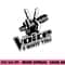 The Voice One Color Logo png, sublimation .jpg