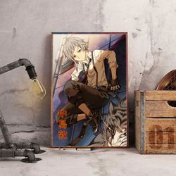 anime poster, bungo stray dogs poster, wall art, wall decor, prints, home decor, the power of words unleashed poster