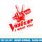 The Voice Red and White  png, sublimation .jpg