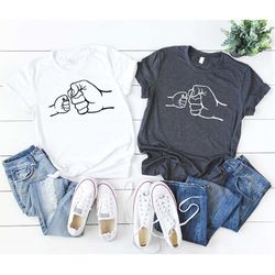 matching fathers day shirt, personalized dad gifts, fathers day gift, custom dad and kids shirts, daddy and me shirts, g