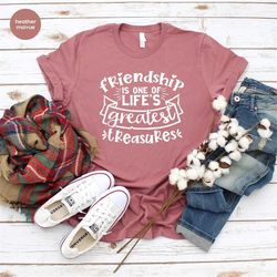best friend gift, besties outfit, best friend graphic tees, matching friend t-shirt, besties shirt, cute friend vneck sh