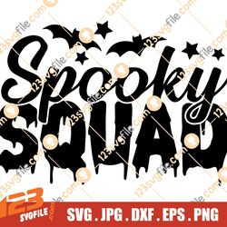 Spooky Squad, Kids Halloween, Matching Halloween, Cute Halloween, Halloween svg, Family Halloween, Trick Or Treat ,