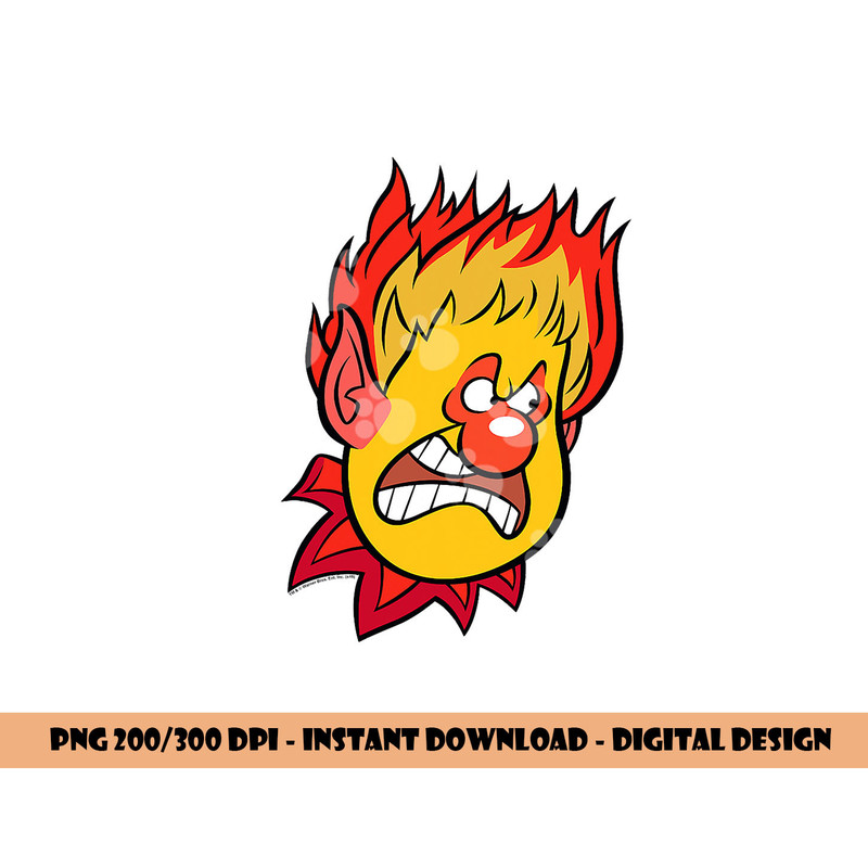 The Year Without a Santa Claus Heat Miser  png, sublimation .jpg