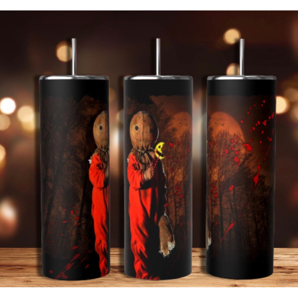 Horror Movie Tumbler, Horror Movie Skinny Tumbler, Horror Movie 20oz Skinny Tumbler, Bloodcurdling Moments Tumbler.png