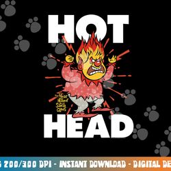 the year without a santa claus hot head png, sublimation