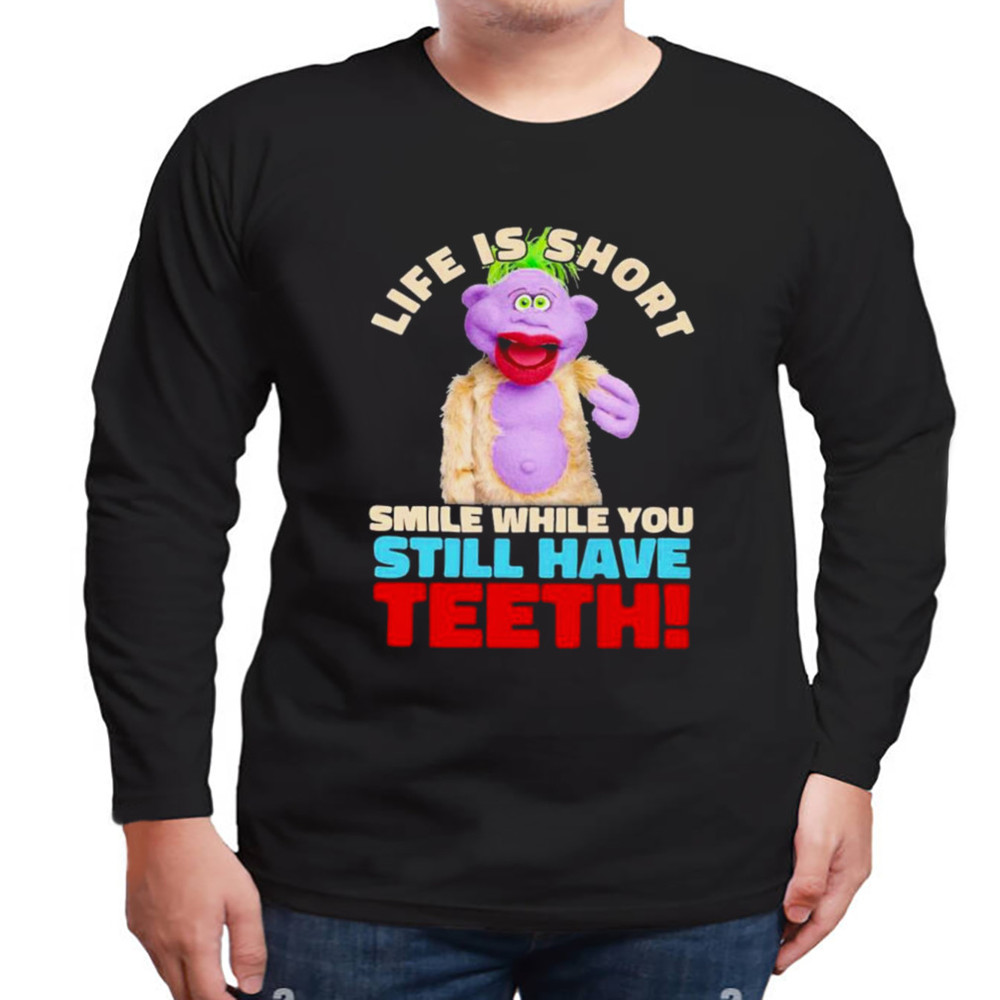 Peanut Jeff Dunham Life Is Short Smile While You Still Have Teeth Shirt, Shirt For Men Women, Graphic Design