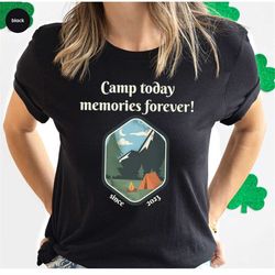 hiking tees, camping vneck shirt, gift for camper, mountain shirt, camp tshirt, camping shirt, vacation graphic tees, ca