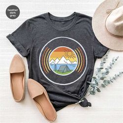 camp t-shirts, camper gifts, travel outfit, camping shirts, camping gifts, vacation tees, family trip tshirts, camp gift