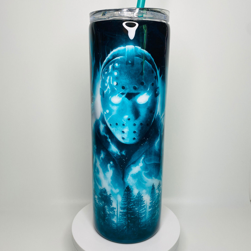 Horror Movie Tumbler, Horror Movie Skinny Tumbler, Horror Movie 20oz Skinny Tumbler, Cursed Memories Tumbler.png