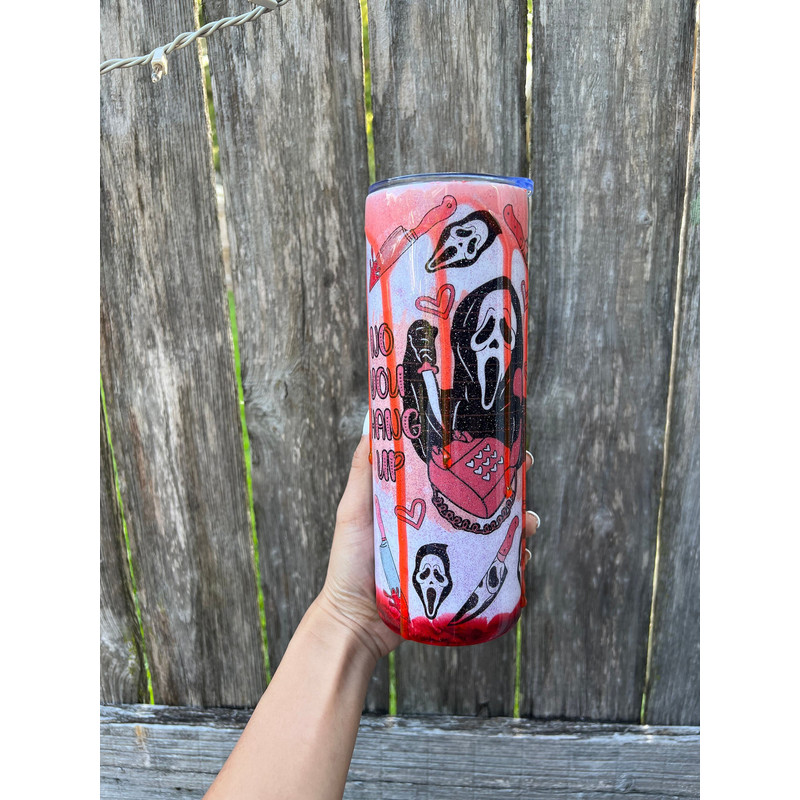Horror Movie Tumbler, Horror Movie Skinny Tumbler, Horror Movie 20oz Skinny Tumbler, Dark Enchantments Tumbler.png