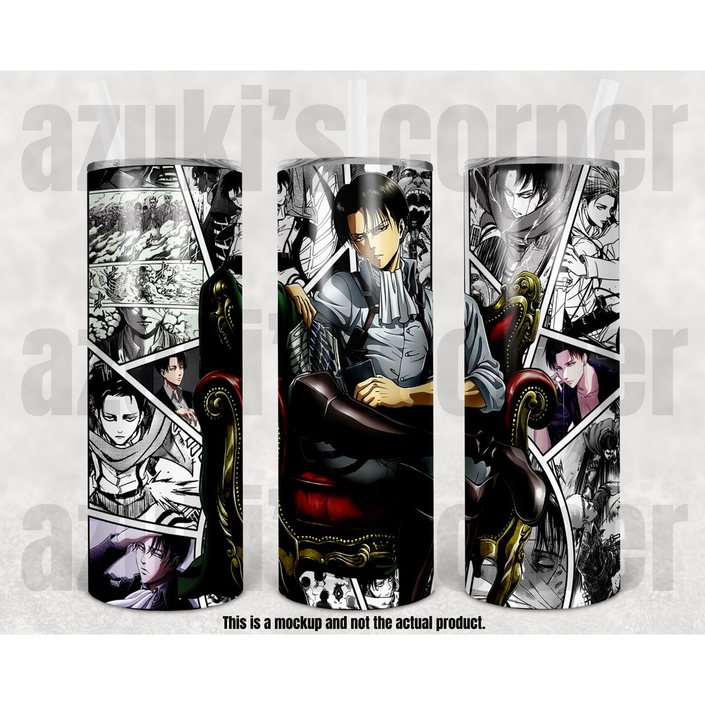 Anime Tumbler, Anime Cup, Manga Panel Tumbler, Manga Shounen Tumbler - 20oz, 25oz Frosted Clear Bamboo Lid #73.jpg