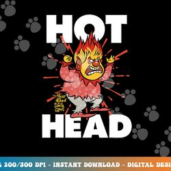 the year without a santa claus hot head a  png, sublimation