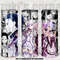Anime Tumbler, Anime Cup, Manga Panel Tumbler, Shounen Manga Tumbler - 20oz, 25oz Frosted Clear Bamboo Lid #57.jpg