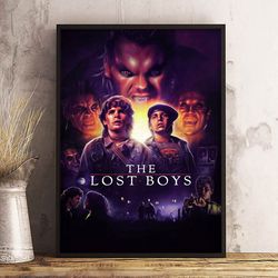 movie poster, film poster, the lost boys poster, wall art, wall decor, prints, home decor, blood bonds unbroken wall art