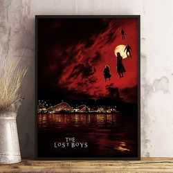 movie poster, film poster, the lost boys poster, wall art, wall decor, prints, home decor, immortal nights, endless
