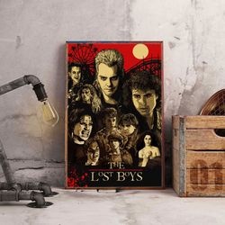 movie poster, film poster, the lost boys poster, wall art, wall decor, prints, home decor, abyss of the undying prints