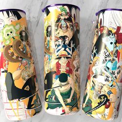 anime wrap one piece skinny tumbler,anime manga panel 30oz curved tumbler,anime manga collage wallpaper 30oz new tumbler