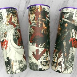 anime one piece skinny tumbler, anime manga wrap 30oz curved tumbler, anime manga collage wallpaper 30oz new tumbler