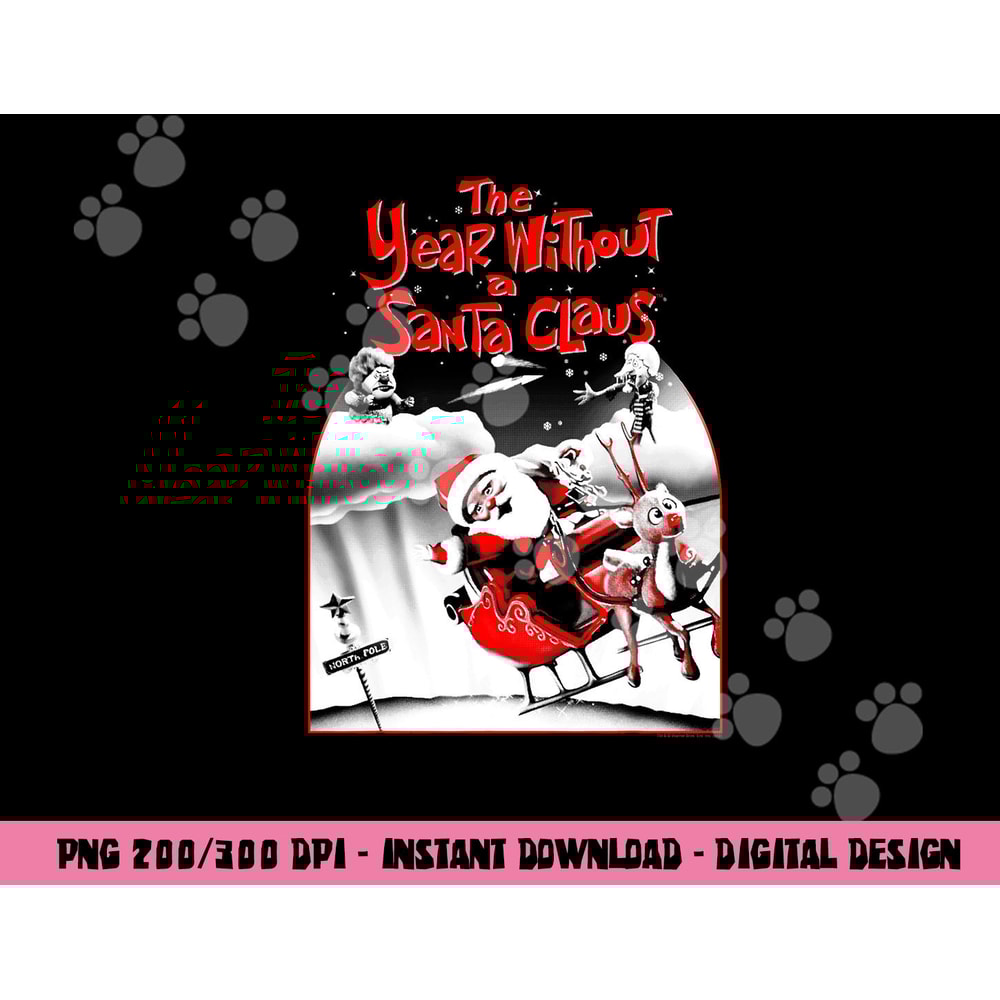 The Year Without a Santa Claus Santa Poster png, sublimation .jpg