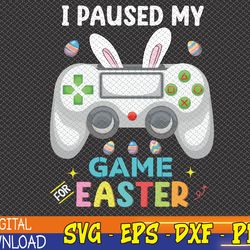 easter day bunny gamer egg funny gaming svg, eps, png, dxf, digital download