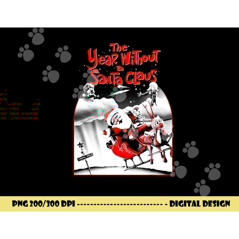The Year Without a Santa Claus Santa Poster png, sublimation .jpg