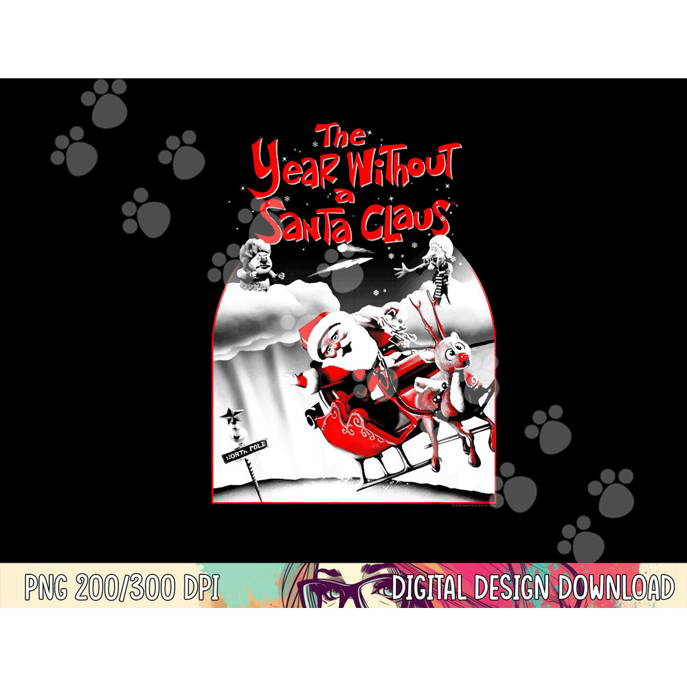 The Year Without a Santa Claus Santa Poster png, sublimation .jpg
