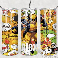 kids adults comic tumbler, kids adults comic skinny tumbler