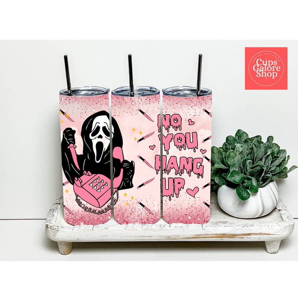 Horror Movie Tumbler, Horror Movie Skinny Tumbler, Horror Movie 20oz Skinny Tumbler, Eternally Eerie Tumbler.png