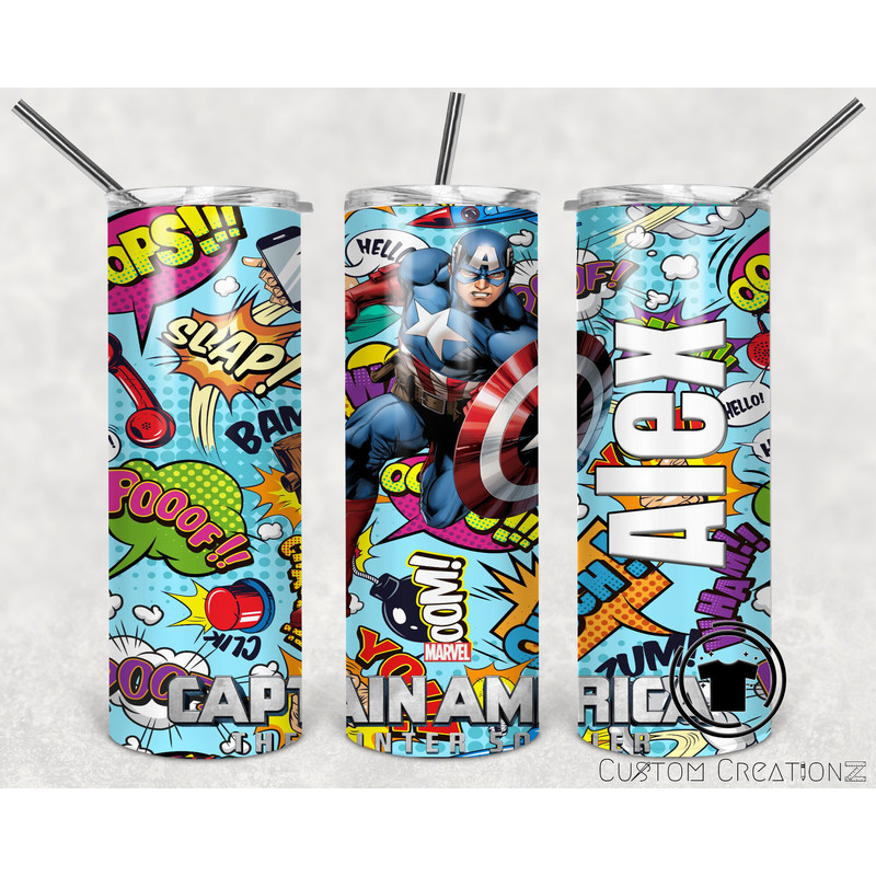 Personalized Stainless Steel 20oz Tumbler-metal straw comic - fan - super - Birthday - Mother's Day - Grandma  - father's day - grandpa-1.jpg