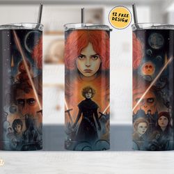 horror movie tumbler, horror movie skinny tumbler, horror movie 20oz skinny tumbler, gothic nightmares tumbler