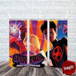 spider man across tumbler, spider man across skinny tumbler