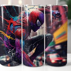birthday spider man tumbler, birthday spider man skinny tumbl