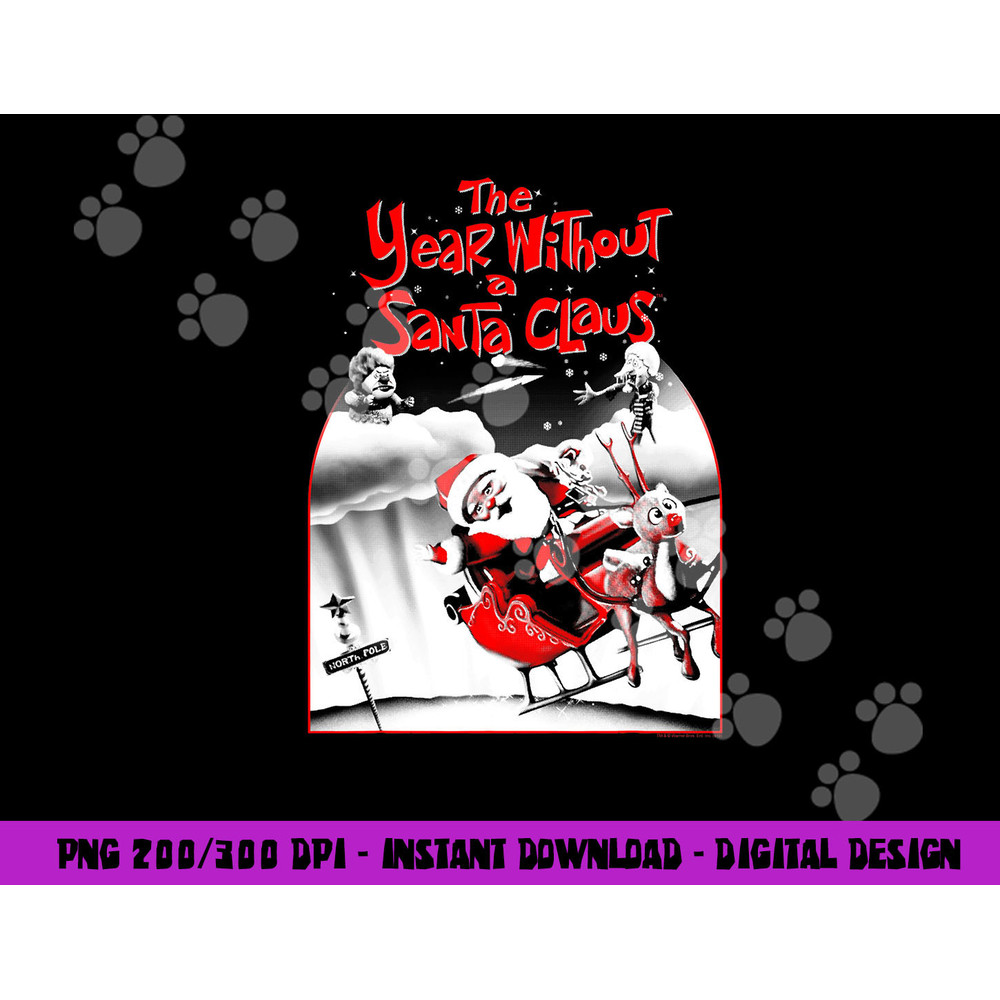 The Year Without a Santa Claus Santa Poster  png, sublimation .jpg