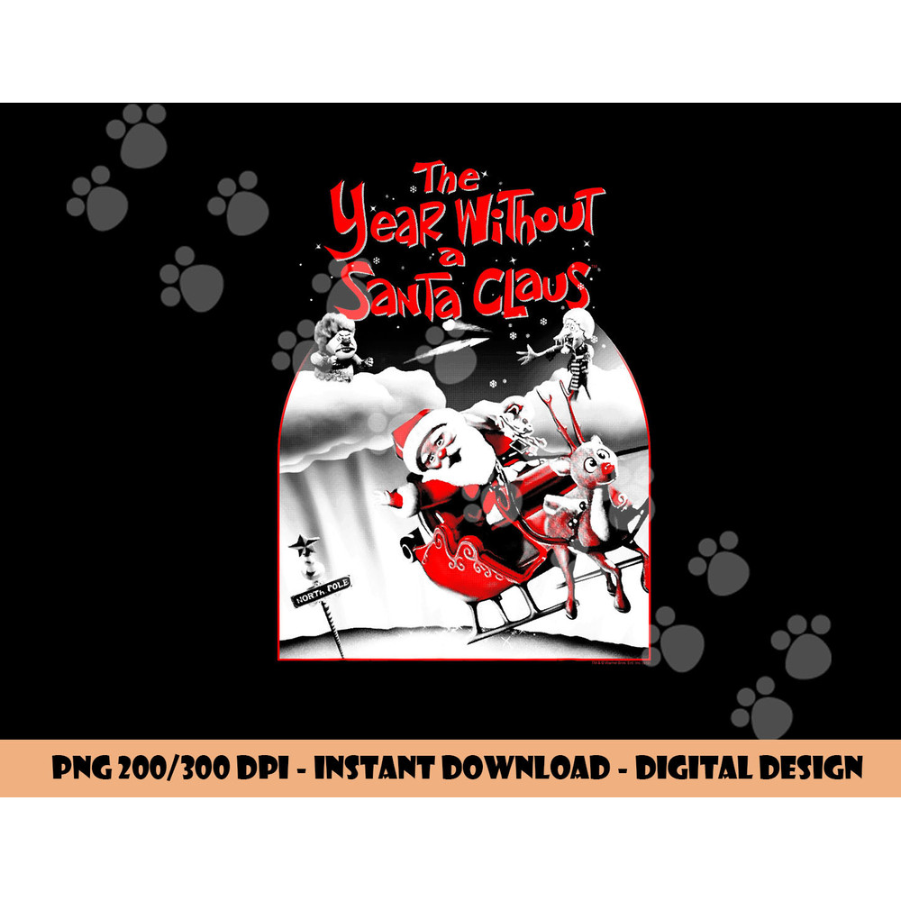 The Year Without a Santa Claus Santa Poster  png, sublimation .jpg