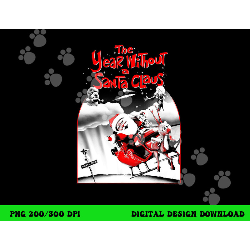 The Year Without a Santa Claus Santa Poster  png, sublimation .jpg