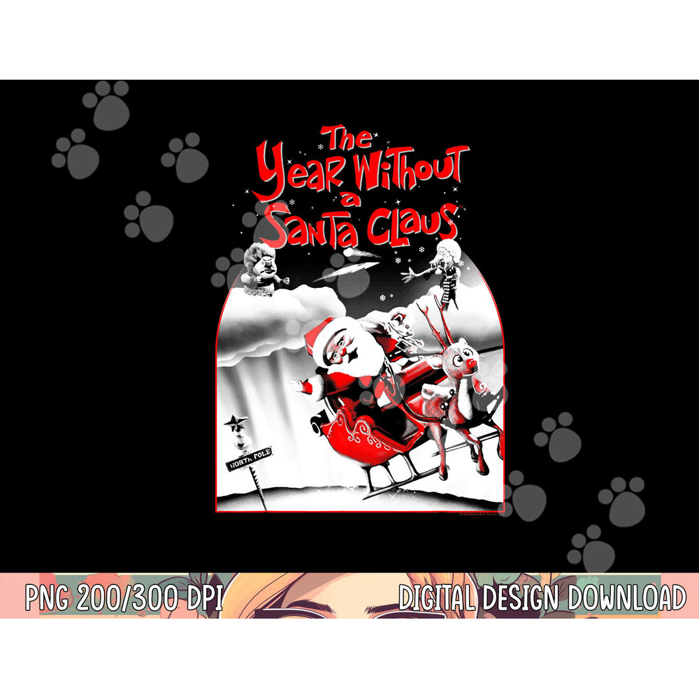 The Year Without a Santa Claus Santa Poster png, sublimation .jpg