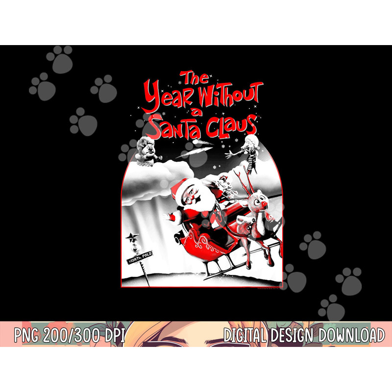 The Year Without a Santa Claus Santa Poster png, sublimation .jpg